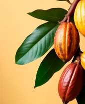 Imagem de um cultivo de cacau